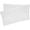2 pagalvėlių užvalkalai 105 x 40 cm su užtrauktuku, 100% mikropluošto pagalvėlių užvalkalai, ypač minkšti ir permatomi, balti