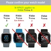 [2 pakuotė] dėklas, skirtas fitbit versa 4 / sense 2 ekrano apsaugai, pilnai apsaugantis buferis, minkšti tpu priedai - [skaidrus+permatomas]