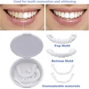 2 poros dantų lukštai Smile, patogūs momentiniai kosmetiniai dantų lukštai viršutiniams ir apatiniams dantims vyrams ir moterims, dantų balinimo uždengimas blogiems dantims