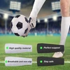 2 poros vaikiškų futbolo kojinių, futbolo blauzdų apsaugų kojinės, futbolo kojinės, elastiniai rankogaliai kojinės vaikams, berniukams, vyrams, futbolo kojinės, kvėpuojančios sportinės kojinės, futbolo kojinės, juodos/baltos