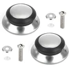2 puodų dangčių rankenų rinkinys, keptuvės dangčio rankena, universalus dangtis, pakaitinė puodų dangčių rankena, nerūdijančio plieno ir bakelito dangčių rankenos, skirtos keptuvėms, puodams ir virduliams