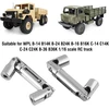 2 vienetų pavaros velenas Rc sunkvežimiui, metalinis pavaros velenas, skirtas Wpl 1/16 Rc mastelio karinio sunkvežimio atnaujinimui, pakaitiniai Rc priedai