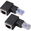 2 vnt. 90° kampiniai Ethernet adapteriai (dešinys + kairys)