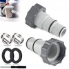 2 vnt. adapteriai jungtys reduktoriai baseino siurbliui 38 mm / 32 mm Intex