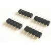 2 vnt./pakuotėje 5 m led rgbw juosta 5 kontaktų led prailginimo laidas led juostos jungties prailginimo jungties skirstytuvo laidas, skirtas 5 kontaktų rgbw 5050 3528 2835 led juostai