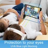 2 vnt. – patobulintas 9h grūdintas stiklas ir anti-mėlynas light (2 in 1) ekrano apsauga, skirta ipad 10.2 inch planšetiniam kompiuteriui 9/8/7, grūdinto stiklo ekrano apsauga su 9h kietumu, be burbuliukų, atspari įbrėžimams