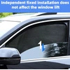 2 vnt. saulės apsaugos automobiliams kūdikiams, universalus saulės skydelis su uv apsauga šoninio automobilio lango, automobilio lango saulės užuolaida vaikams, galinio lango šoninio lango saulės užuolaida, automobilio apsauga nuo saulės tamsinimui