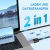 2 vnt. Usb C kabeliai 5m, Usb A į Usb-c įkrovimo ir duomenų sinchronizavimo laidas