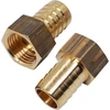 2 vnt. žalvarinis movos jungtis, 1/2" x 18 mm, žarnos jungtis