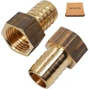 2 vnt. žalvarinis movos jungtis, 1/2" x 18 mm, žarnos jungtis