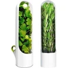2 x fresh herb keeper, herb savour pod, vanilla keep fresh cup, fresh vegetable storage bottle skirtas laikyti kalendrą, mėtas, petražoles, smidrus, talpina daržoves