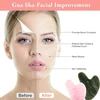 2 x gua sha akmuo, gua sha, guasha, gua sha akmuo, su 2 x velvetiniu maišeliu, veido masažas, gua, guasha akmuo, nefrito akmuo, gua sha rožinis kvarcas, gua sha rinkinys, veido akmuo, veido masažo akmuo