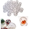 20 akrilinių burbulų rinkinys, 6 cm skersmens, skaidrūs dekoratyviniai burbulai, rankdarbių rinkinys, akrilinis kamuolys, kalėdinio medžio burbulas, atskiriamas, užpildomas Crystal King