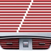20 automobilių oro kondicionavimo dekoratyvinių juostelių rinkinys, u formos juostelės oro angoms, "pasidaryk pats" dekoro priedai, automobilio oro išleidimo anga, interjero juostelės, dekoratyvinė oro kondicionieriaus anga, apdailos juostelės (raudonos)