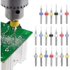 20 dalių rankinio gręžimo rinkinys Micro Drill Atz Alloy Circuit Board Mini Fixed Shank nuo 0,1 mm iki 1 mm, skirtas slėgio plokštės akmens juvelyrinių dirbinių Cnc graviravimui