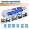 20 vnt. 128 Mb Usb atmintinės, skirtingų spalvų, su sukimu