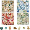 200 retro lipdukų rinkinys, vandeniui atsparūs estetiški retro dekoratyviniai vinilo lipdukai skirti žurnalams, scrapbooking priedai nešiojamam kompiuteriui, mobiliajam telefonui, riedlentei, albumui