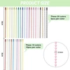 200 vnt. 10 cm rutulinės grandinėlės, nerūdijančio plieno, 2.4 mm diametras