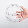 20cm Apvalus kampainis 360 laipsnių plastikinis matavimo įrankis