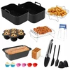 21 dalių priedų rinkinys jūsų oro keptuvei