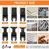 23 dalių multitool pjūklų rinkinys bimetaliniai titano multitool priedai su colių milimetrų skale suderinamas milwau-kee osciliuojančių priedų rinkinys skirtas medžiui metalui