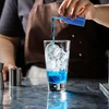 24 miniatiūrinių plastikinių buteliukų rinkinys po 50 ml, maži plastikiniai buteliukai su dangteliais ir piltuvėliais, buteliukai likeriui pilstyti po 50 ml, daugkartinio naudojimo tušti plastikiniai buteliukai Tyanlenr kelionėms, vakarėliams
