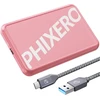 Kietasis diskas 2.5 colių standžiojo disko dėklas, Phixero 6 gbps usb c 3.1 gen 1 įrankių nereikalaujantis išorinis ssd dėklas, skirtas 2.5 colio sata ssd ir hdd, kurių aukštis 9.5 mm / 7 mm, palaikomas uasp, sata dėklas su usb c 3.1 laidu