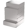 25 neodimio galios magnetų pakuotė – sidabriniai – magnetai 10 x 3 x 2 mm itin stiprūs stačiakampiai – lipnumo jėga 0,7kg – stiprūs super magnetai – mini magnetai magnetinėms lentoms