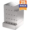 25 neodimio galios magnetų pakuotė – sidabriniai – magnetai 10 x 3 x 2 mm itin stiprūs stačiakampiai – lipnumo jėga 0,7kg – stiprūs super magnetai – mini magnetai magnetinėms lentoms