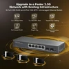 Šakotuvas 2.5g/10g tinklo jungiklis su 5x2.5gbe ir 2x10g Sfp lizdais