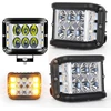 2vnt Galingas darbo žibintas halogeninis panelis 12v 24v 60w ledbar 12led cube Ip67