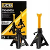2x Automobiliniai atraminiai stovai 6t su fiksatoriumi Jcb