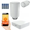 2x Elektroninė termostatinė galvutė Smart + Zigbee 3.0 Tuya Wifi vartai