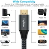 2x Hdmi 2.0 kabeliai 2m, 4k 60hz, pinti nailono