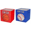 2x Lacarte tekstilinė dėžė žaislams, kaladėlėms, home swish, raudona