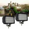 2x Led darbinis žibintas 45w halogeninis prožektorius traktoriui 6000k