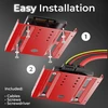 2x Montavimo Rėmelis 2.5" Ssd/hdd į 3.5" Adapteris Raudonas