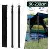 2x reguliuojami palapinės stulpai aliuminio lydinio strypai palapinei 90-230cm