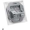 Šakotuvas 2x Vcelink Keystone Lizdai Cat7/6a Moduliai, Pilnai Ekranuoti Rj45