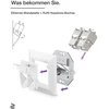 Šakotuvas 2x Vcelink Keystone Lizdai Cat7/6a Moduliai, Pilnai Ekranuoti Rj45