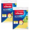 2x Vileda Actifibre langų šluostė stiklui, 36x32cm