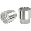 3/4" 12-kampė galvutė, trumpa, 42 mm