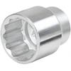 3/4" 12-kampė galvutė, trumpa, 42 mm
