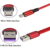 3-in-1 Usb 2.0 Micro Kabelis, 1.2m, Raudonas (2 vnt.)