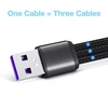 3-in-1 Usb-c įkrovimo laidas, 120 cm, greitas įkrovimas ir duomenų perdavimas