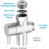 3 krypčių maišytuvo vožtuvas su adapteriais, G1/2, M22-24