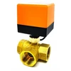 Ventiliatorius 3 krypčių solenoidinis vožtuvas 3/4" su 230v pavara