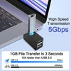 3 prievadų Usb šakotuvas: 1x Usb 3.0, 2x Usb 2.0, nešiojamas
