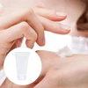 3 skaidrūs tušti daugkartiniai plastikiniai minkšti tūbelės buteliukai su atverčiamu dangteliu kosmetikai, kūno losjonui, rankų losjonui, šampūnui