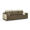 Fotelis 3-vietė sofa-lova Wygodniej_pl Pablo1 šviesiai ruda